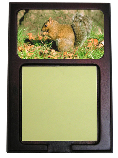 Squirrel Wooden Sticky Note Holder