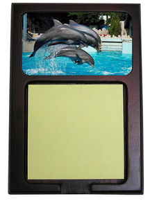 Dolphin Wooden Sticky Note Holder