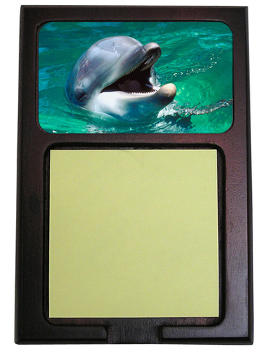 Dolphin Wooden Sticky Note Holder