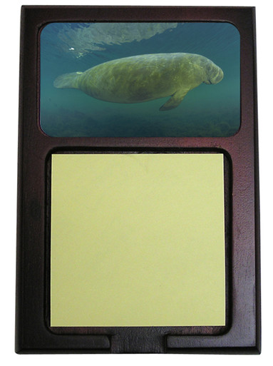 Manatee Wooden Sticky Note Holder