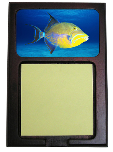 Triggerfish Wooden Sticky Note Holder