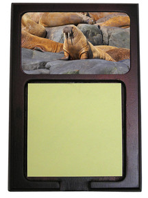 Walrus Wooden Sticky Note Holder