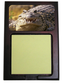 Alligator Wooden Sticky Note Holder