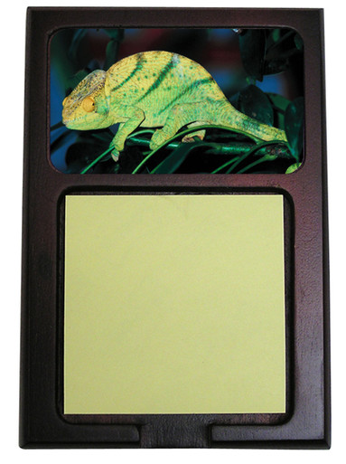 Chameleon Wooden Sticky Note Holder