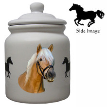 Horse Ceramic Color Cookie Jar