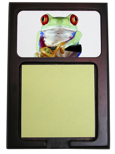Tree Frog Wooden Sticky Note Holder