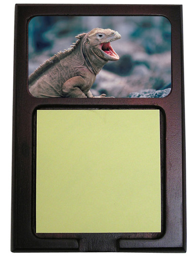Iguana Wooden Sticky Note Holder