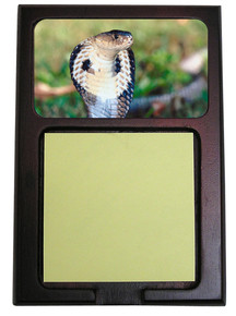 Cobra Snake Wooden Sticky Note Holder