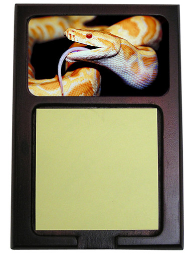 Python Snake Wooden Sticky Note Holder