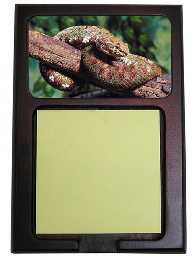 Viper Snake Wooden Sticky Note Holder