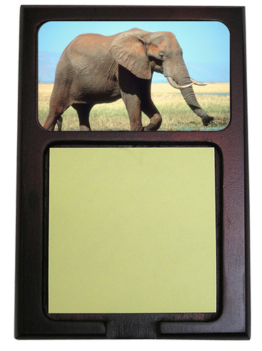 Elephant Wooden Sticky Note Holder