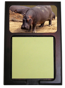 Hippo Wooden Sticky Note Holder