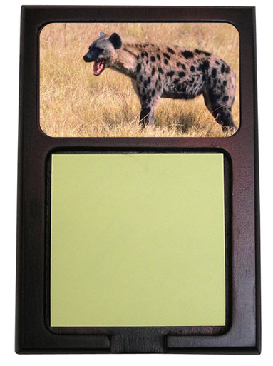 Hyena Wooden Sticky Note Holder