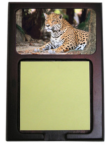 Jaguar Wooden Sticky Note Holder