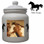 Horse Ceramic Color Cookie Jar