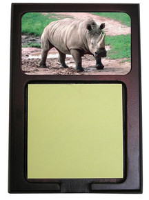 Rhino Wooden Sticky Note Holder