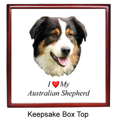 Australian Shepherd Keepsake Box