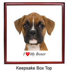 Boxer Keepsake Box