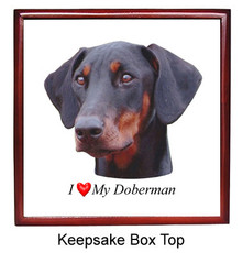 Doberman Keepsake Box