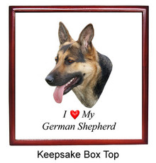 German Shepherd Keepsake Box