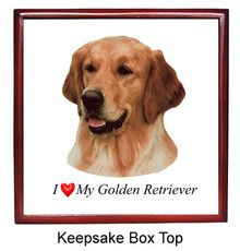 Golden Retriever Keepsake Box