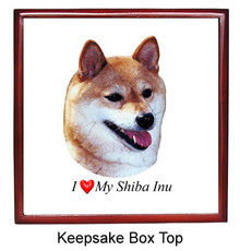 Shiba Inu Keepsake Box