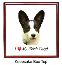 Welsh Corgi Keepsake Box