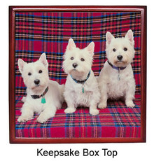 West Highland Terrier Keepsake Box