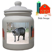 Goat Ceramic Color Cookie Jar