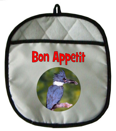 Belted Kingfisher Pot Holder