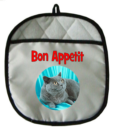 British Shorthair Cat Pot Holder