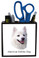 American Eskimo Dog Wood Pencil Holder