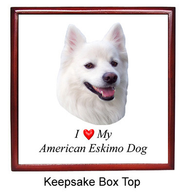 American Eskimo Dog Keepsake Box