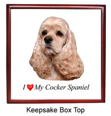 Cocker Spaniel Keepsake Box