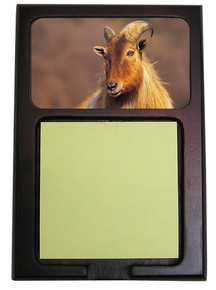 Mountain Goat Wooden Sticky Note Holder