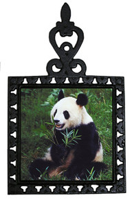 Panda Bear Iron Trivet