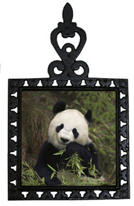 Panda Bear Iron Trivet