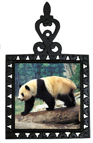 Panda Bear Iron Trivet