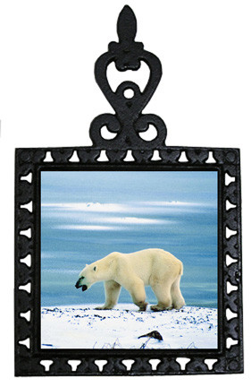 Polar Bear Iron Trivet