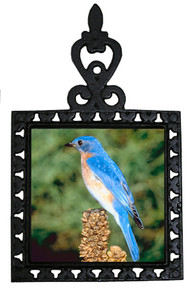 Bluebird Iron Trivet