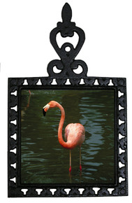 Flamingo Iron Trivet
