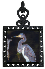 Louisiana Heron Iron Trivet