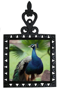 Peacock Iron Trivet