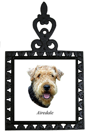 Airedale Iron Trivet