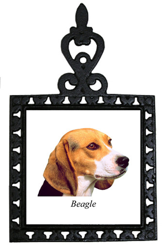 Beagle Iron Trivet