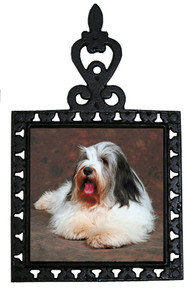 Bearded Collie Iron Trivet