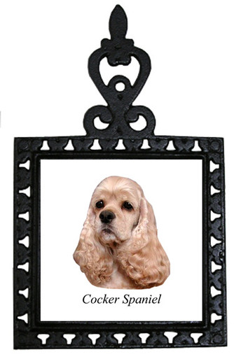 Cocker Spaniel Iron Trivet