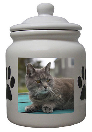 Cat Ceramic Color Cookie Jar