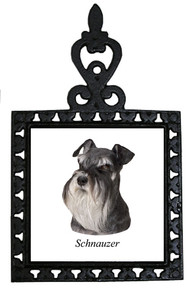 Schnauzer Iron Trivet