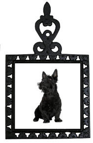 Scottish Terrier Iron Trivet